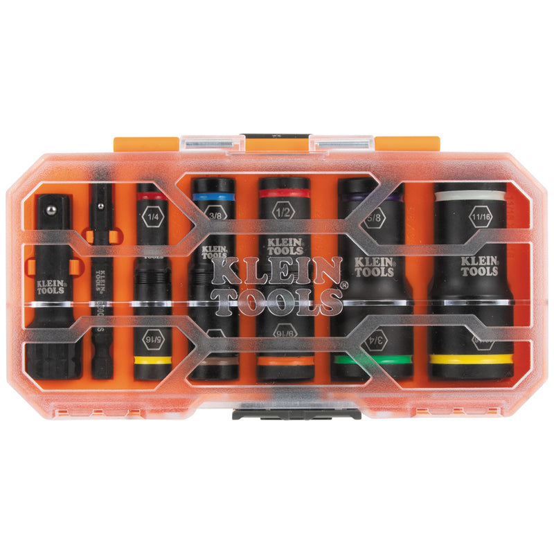 Load image into Gallery viewer, KNECT™ Flip-10 Heavy Duty Flip Impact Socket Set, SAE, 8-Piece
