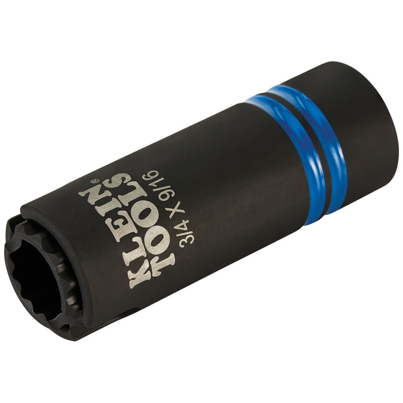 Load image into Gallery viewer, 3-in-1 Slotted Impact Socket, 12-Point, 3/4 and 9/16-Inch
