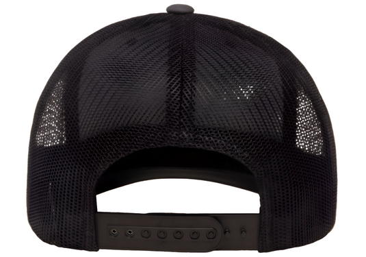 All Black Trucker Snapback