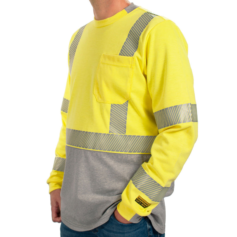 Load image into Gallery viewer, &quot;Tracer&quot; Hi Visibility FR Shirt
