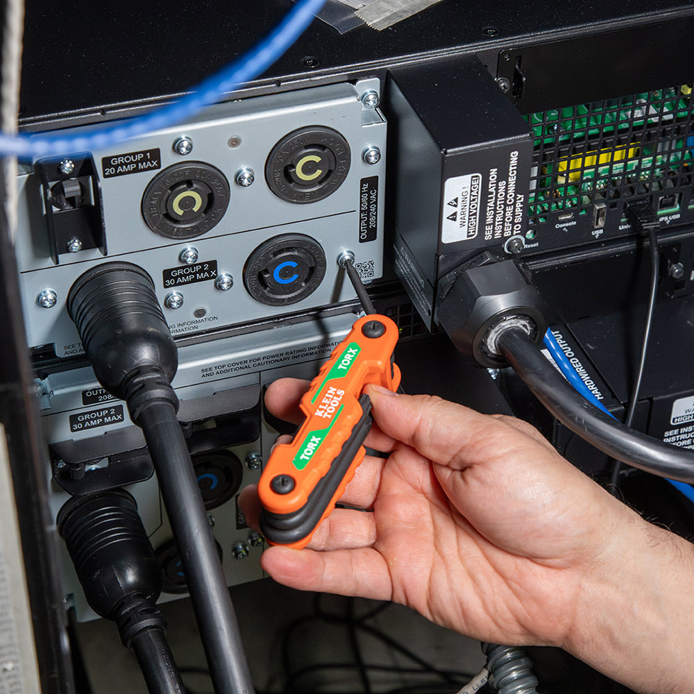 Compact Folding Hex Key Set, 25-Key, SAE, Metric, TORX® Sizes, 3-Piece