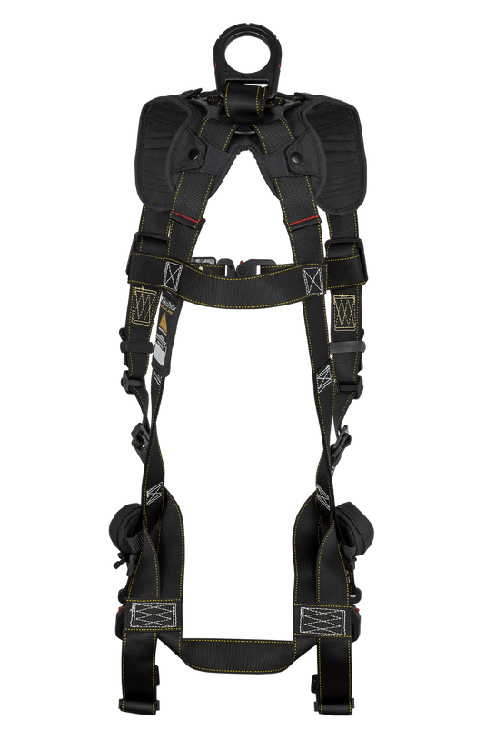 Arc Flash Nylon 2D Climbing Non-belted Full Body Harness, Overmolded Quick Connect Adjustments