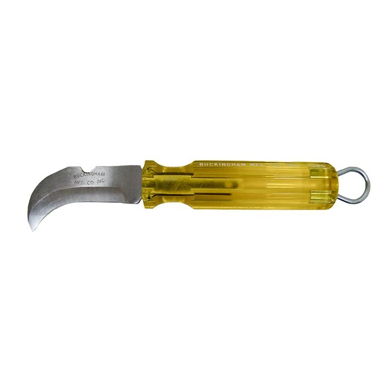 Skinning Knife with Yellow Handle