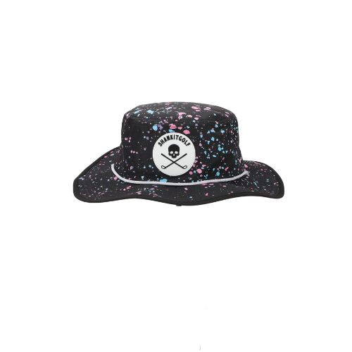 Load image into Gallery viewer, Black Paint Bucket Hat
