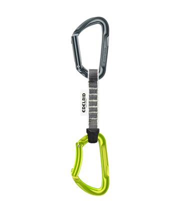 EDELRID PURE SET Quickdraw – Keylock Carabiners & ANTITWIST