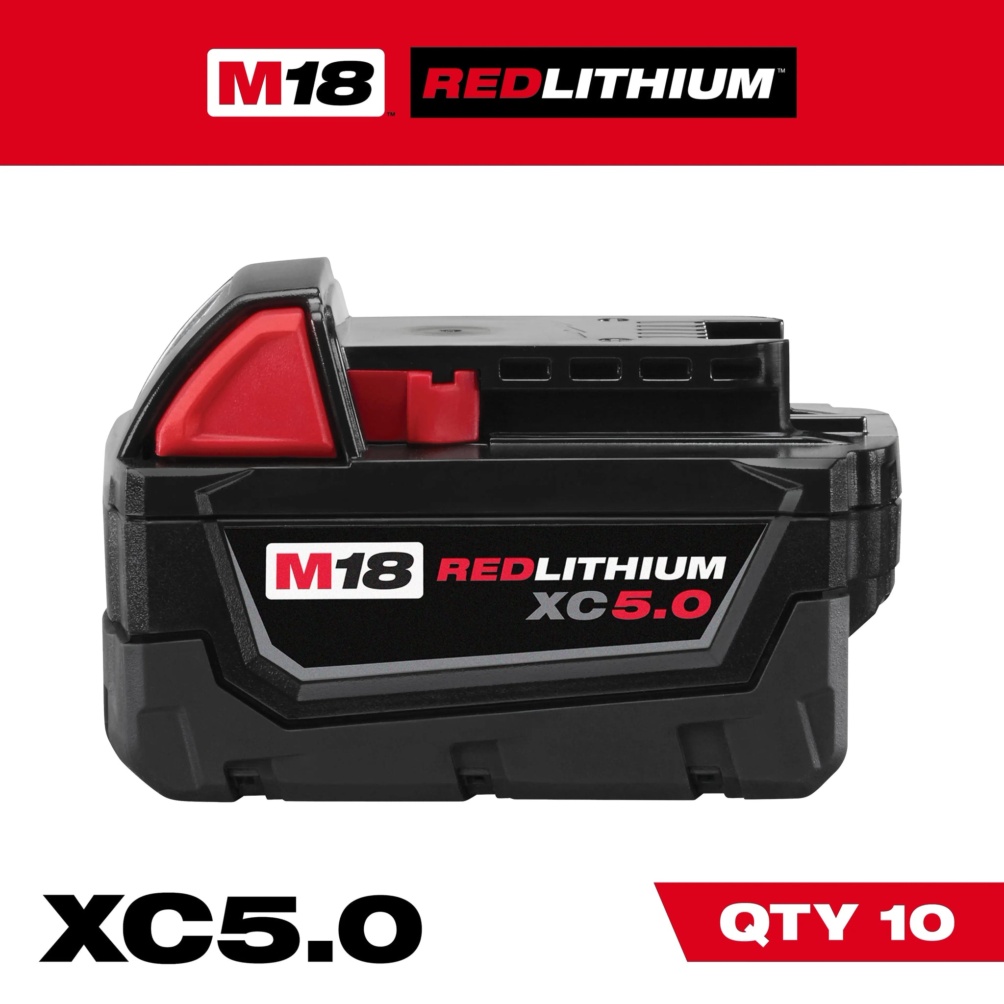 M18  REDLITHIUM™ XC5.0 Extended Capacity Battery (10 Pk)