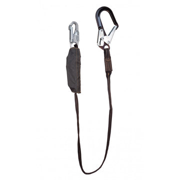 828 Kevlar Tower/Ladder Lanyard w/ Alum Hooks - 12 Ft. FF