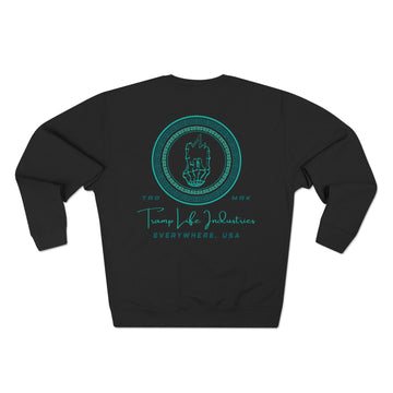 Aztec Teal Crewneck