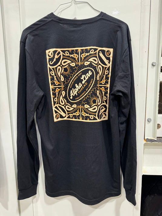 Bandana design long sleeve shirt