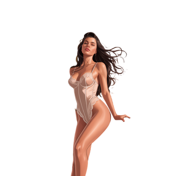 Boudoir Woman Sticker