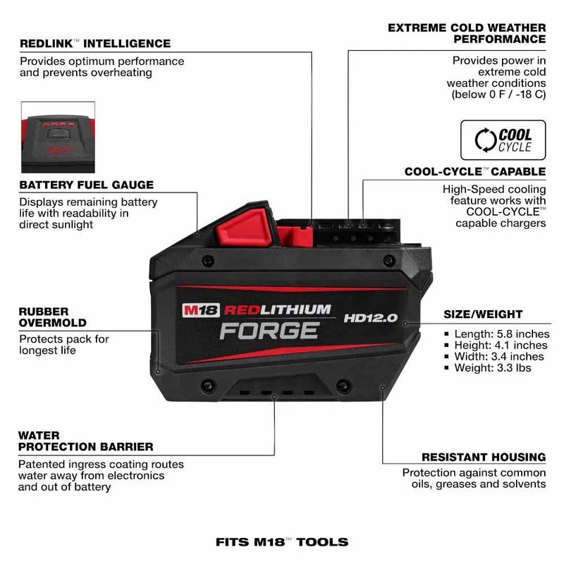 Load image into Gallery viewer, M18 REDLITHIUM FORGE HD12.0 Battery Pack
