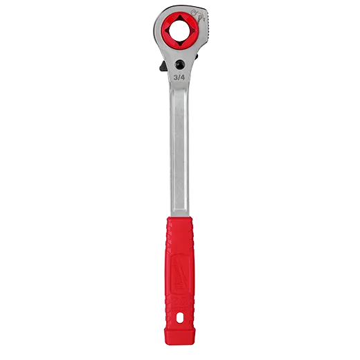 Load image into Gallery viewer, Lineman&#39;s High-Leverage Ratcheting Wrench w/ Milled Strike Face
