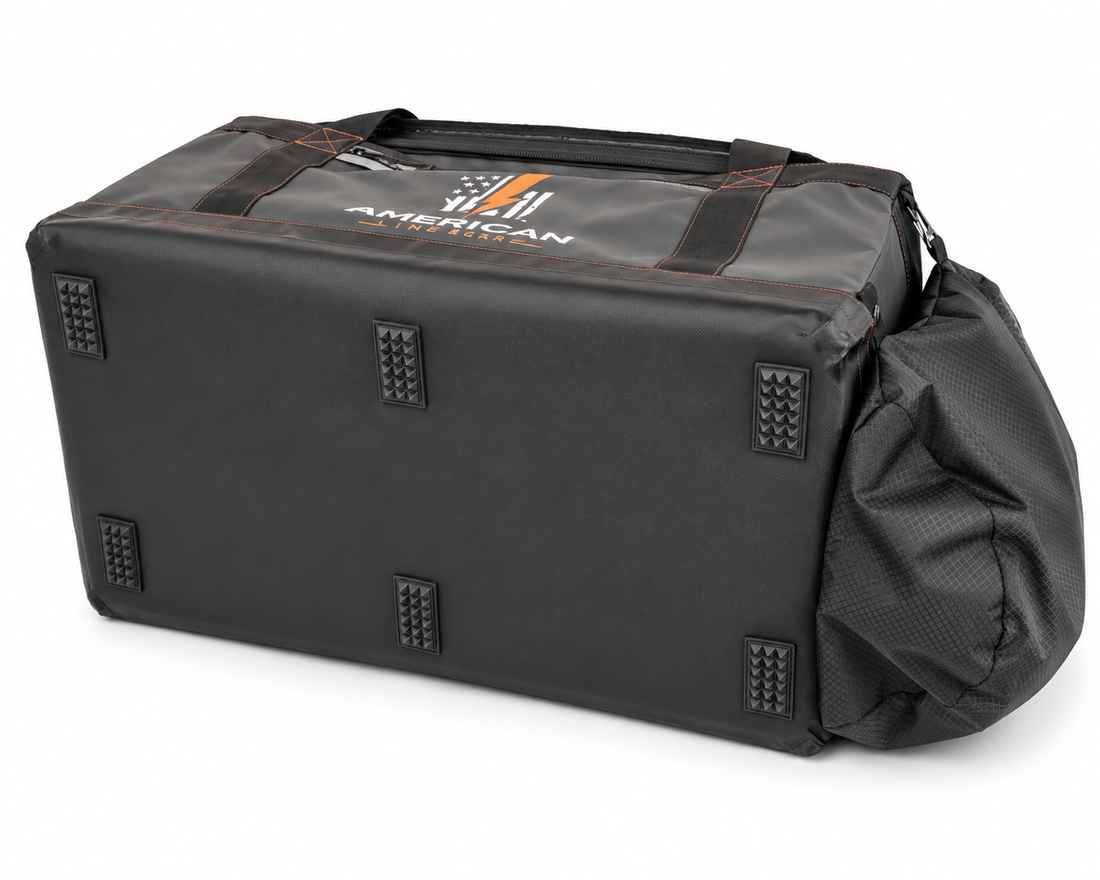 American Line Gear- Premium 90L Gear Backpack Duffel W/ Replaceable Bottom Liner