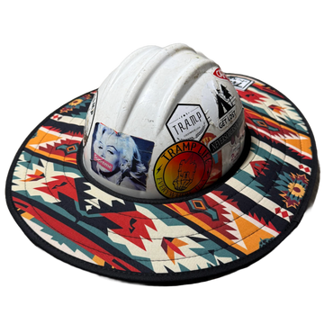 Red Pendleton Hard Hat Sun Shade