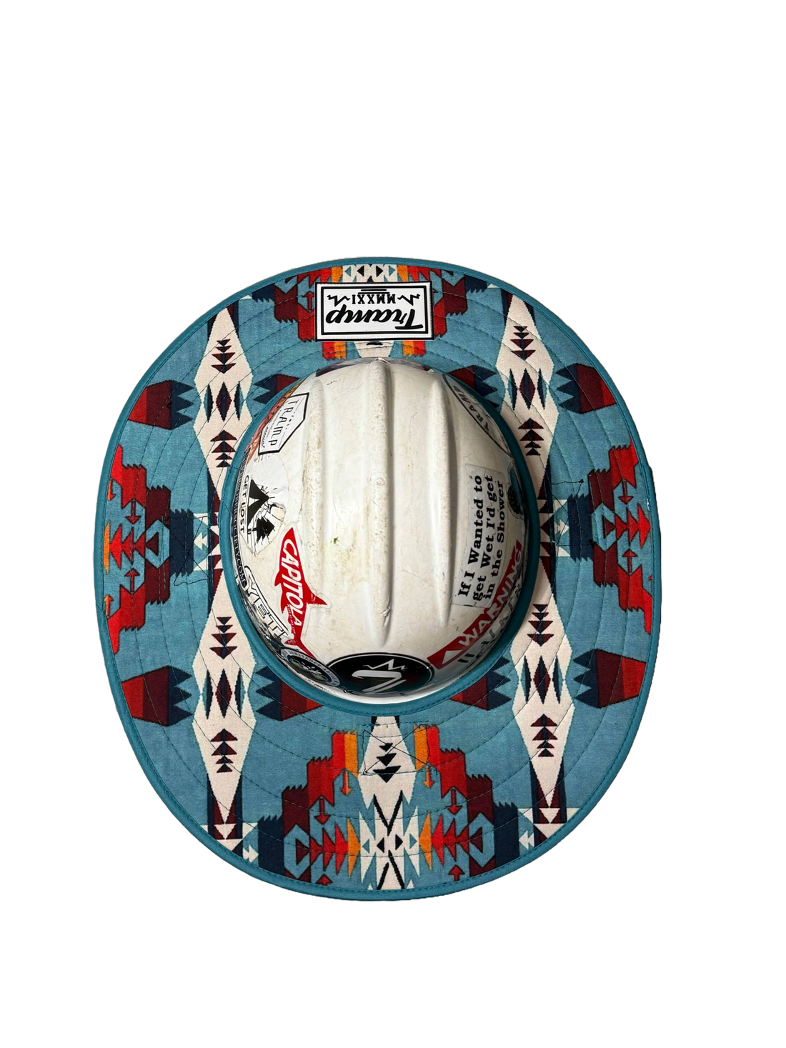 Turquoise Hard Hat Sun Shade