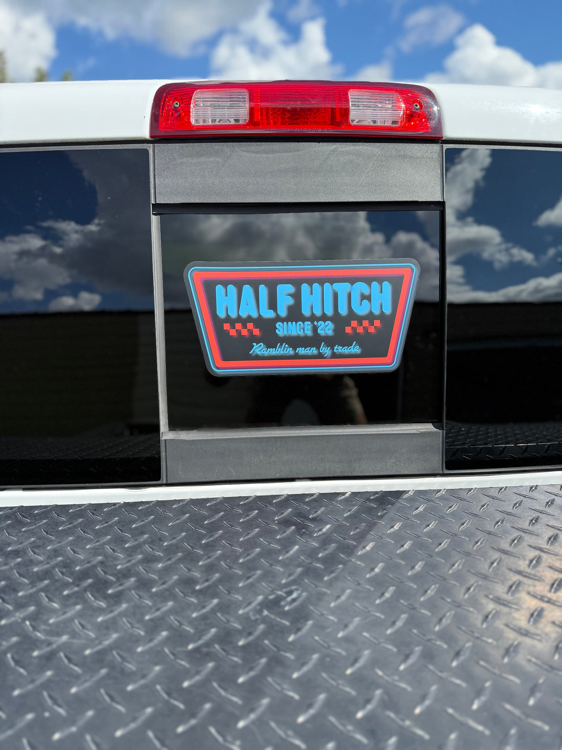 Neon Half Hitch Sticker