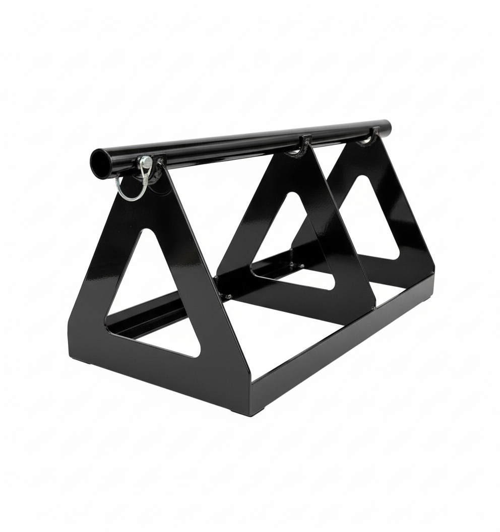 Hardline Bucket Truck Wire Spool Holder: Copper & Alum