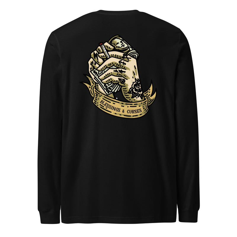 Load image into Gallery viewer, Blessings &amp; Curses Long Sleeve Shirt
