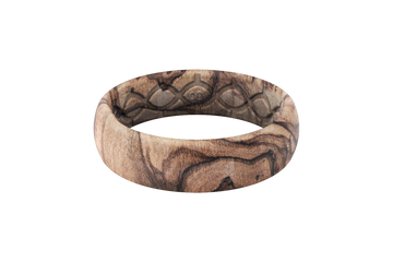 Burled Walnut Thin Ring