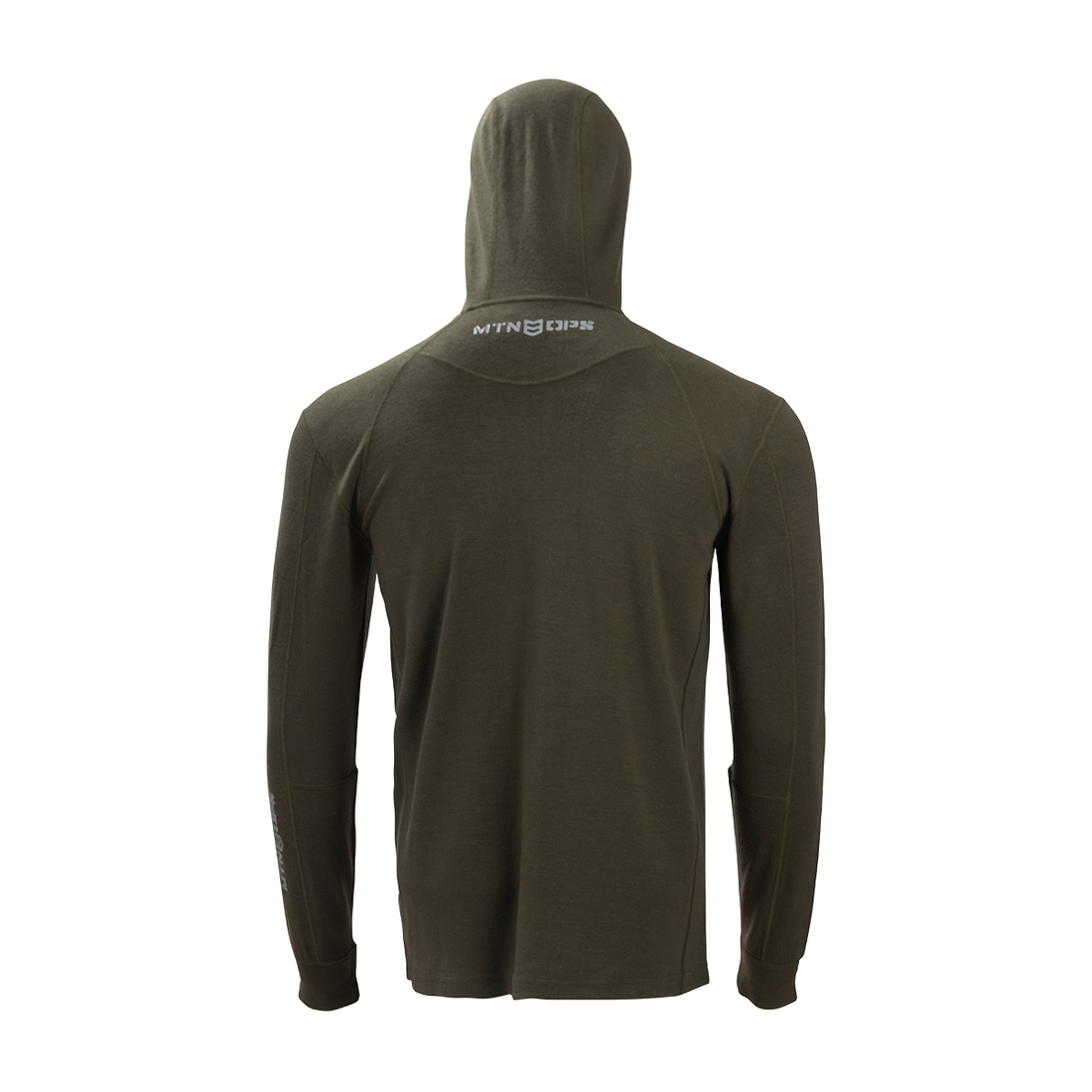 BATTLEGROUND MERINO FULL ZIP HOODIE 350G - Loden / XXL