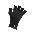 BATTLEGROUND FINGERLESS MERINO GLOVES - Black