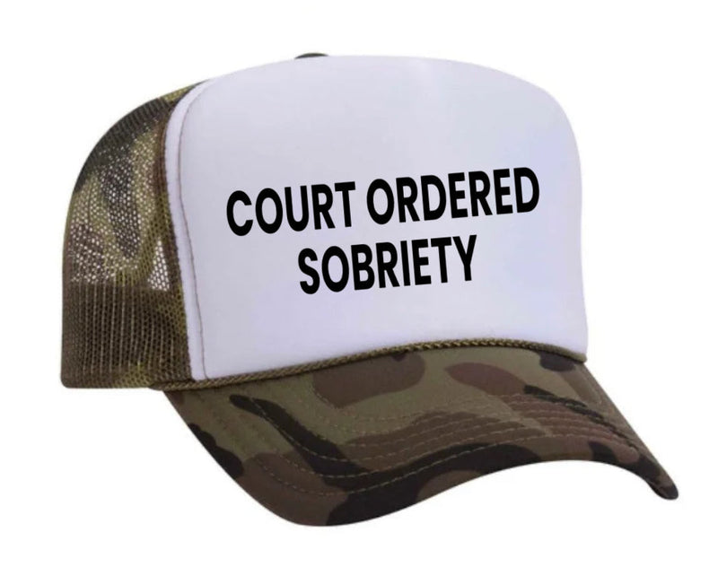 Load image into Gallery viewer, Court Ordered Sobriety Trucker Hat
