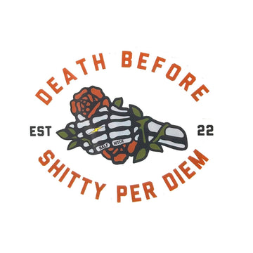 Shitty Per Diem Sticker (Clear)