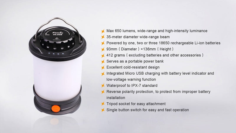 Load image into Gallery viewer, LED Camping Lantern - CL30R
