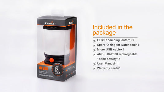 LED Camping Lantern - CL30R