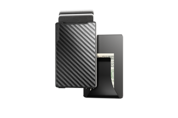 Groove Wallet® Carbon Fiber - Gun Metal