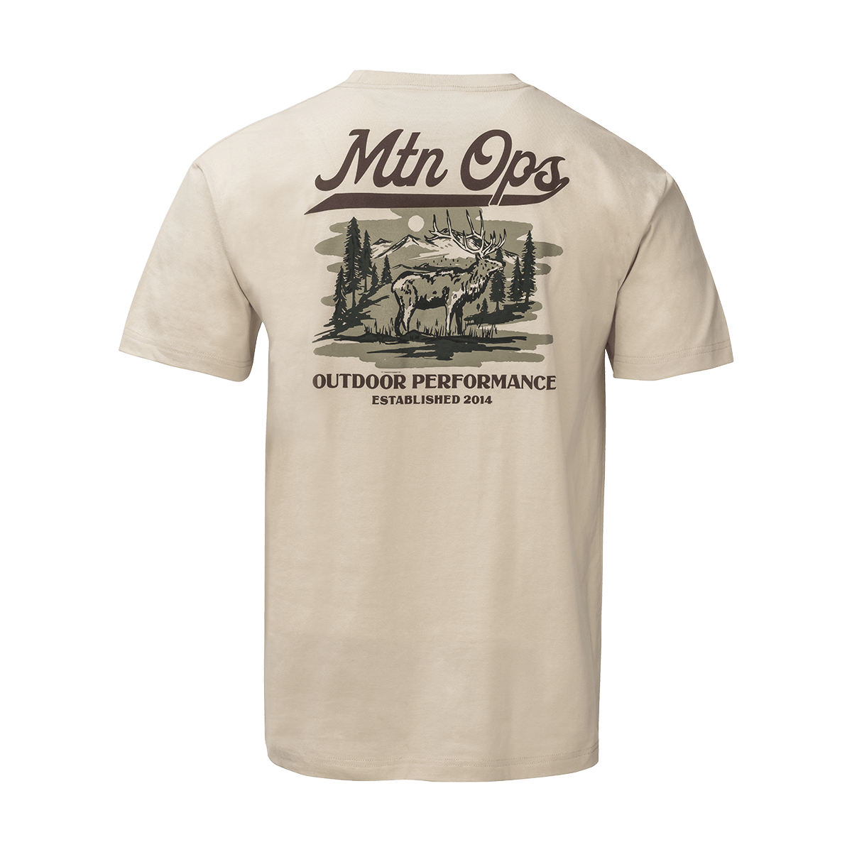 COMMITTED ELK HEAVYWEIGHT TEE - Natural / XXL