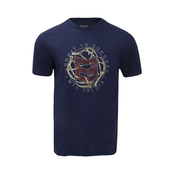 CONQUER SHED TEE - Blue / XXL