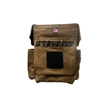 LEATHER FLY DITTY BAG