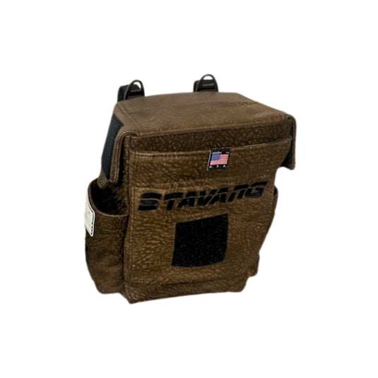 LEATHER FLY DITTY BAG