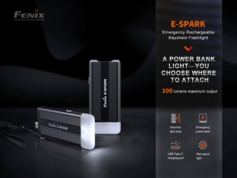 Load image into Gallery viewer, Ultra-Thin Powerbank LED Flashlight - E-SPARK
