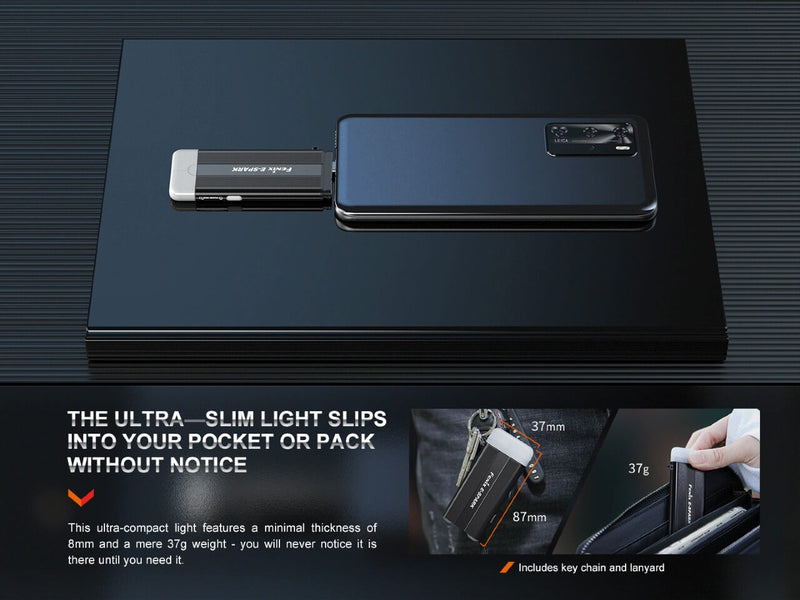 Load image into Gallery viewer, Ultra-Thin Powerbank LED Flashlight - E-SPARK
