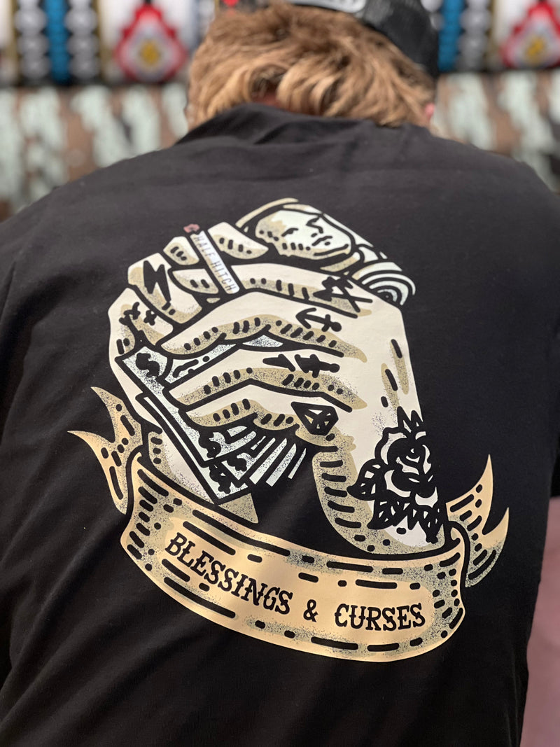 Load image into Gallery viewer, Blessings &amp; Curses Long Sleeve Shirt
