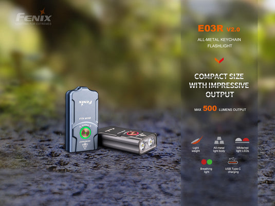 Fenix E03R V2 Keychain Flashlight