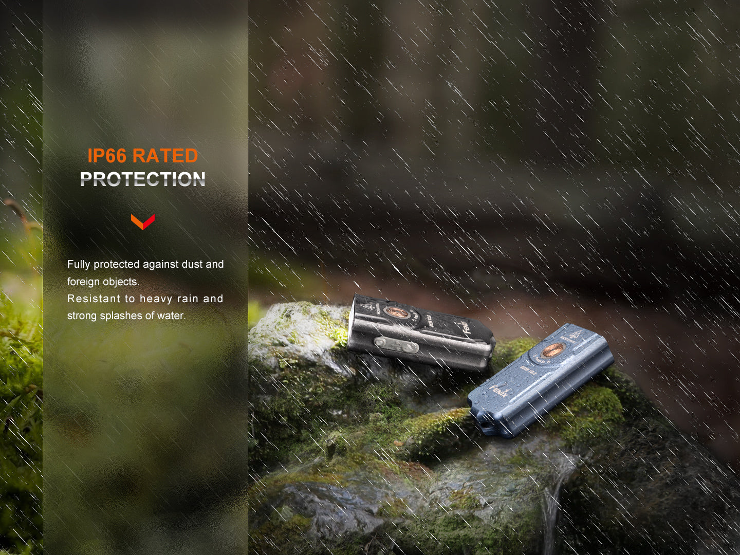 fenix e03r keychain flashlight Fenix E03R V2 Keychain Flashlight, Blue