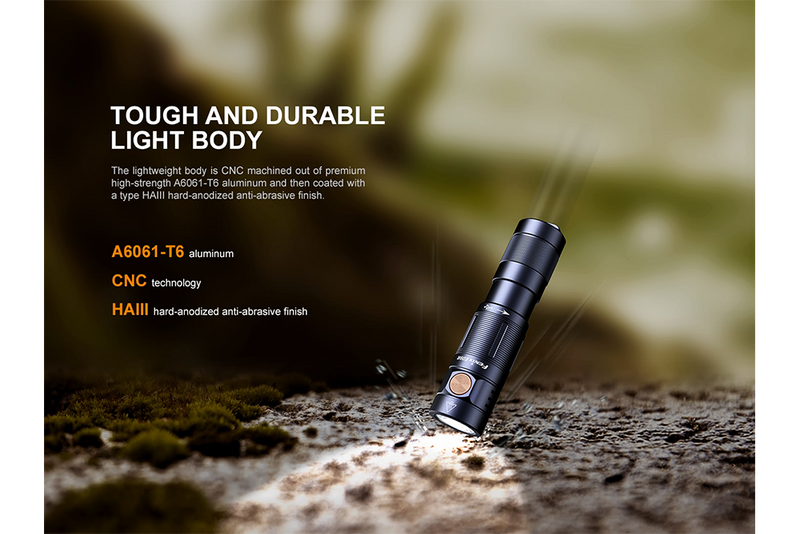 Load image into Gallery viewer, Fenix E09R Rechargeable High-Output Flashlight  - 600 Lumens
