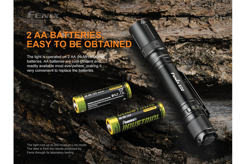 Fenix E20 V2.0 AA Flashlight Fenix E20 V2.0 AA Flashlight