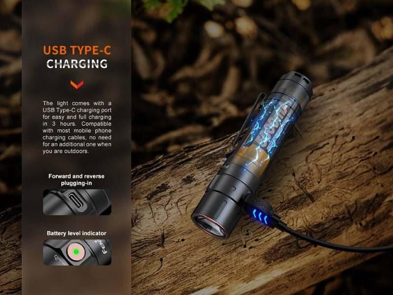 Load image into Gallery viewer, Fenix E35R High-Performance Rechargeable LED Flashlight
