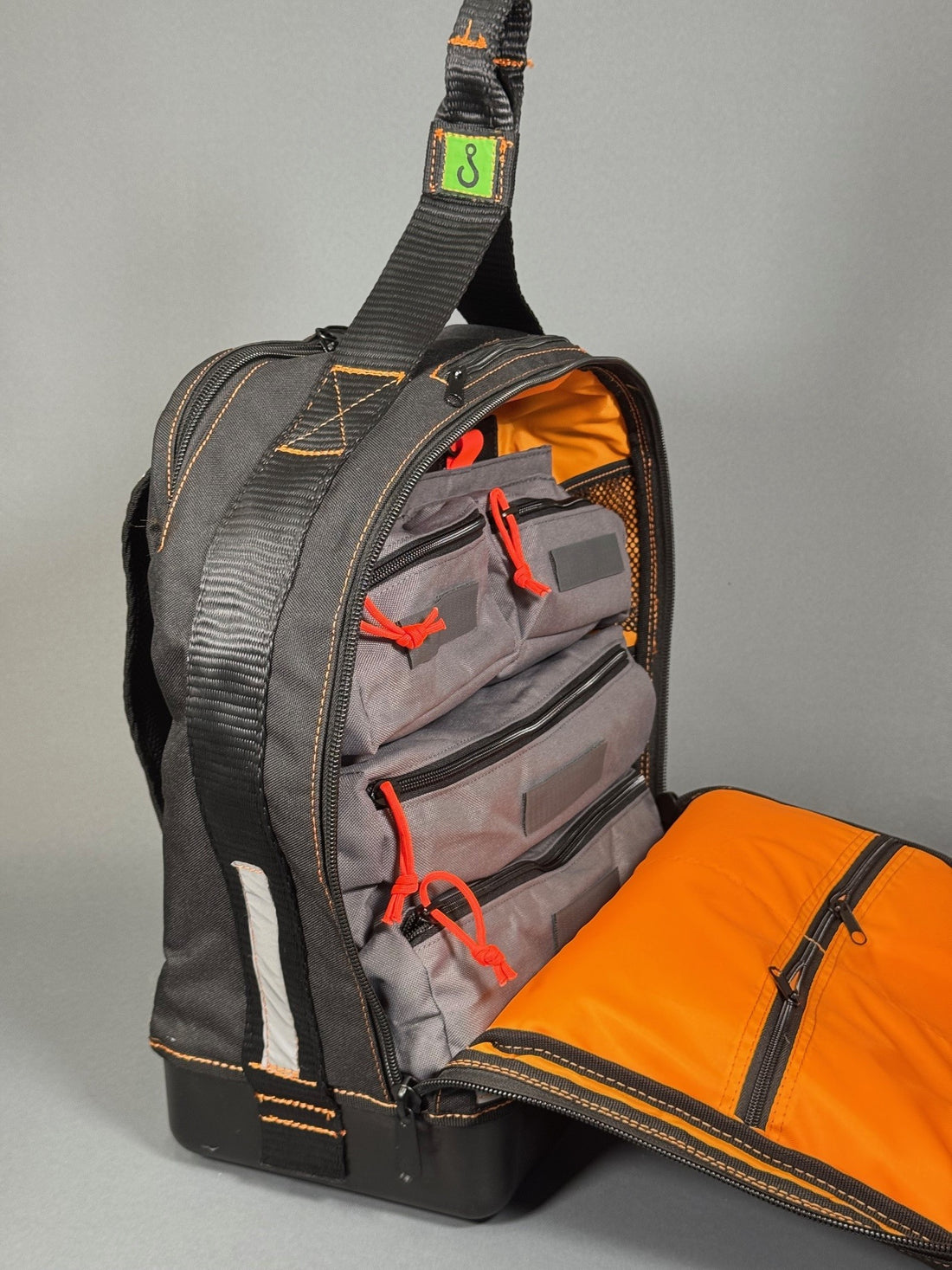 Lifting backpack w/ hard cover 4390 Orange