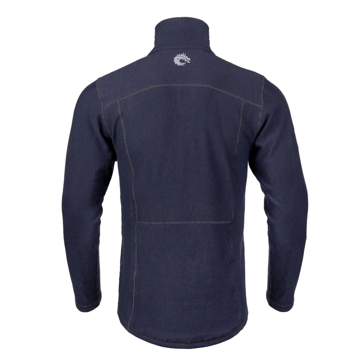Elements Lite Surge 1/4 Zip Pullover | Back View | Navy