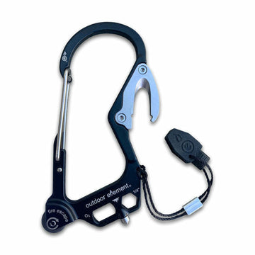 Outdoor Element Fire Escape Multitool Carabiner