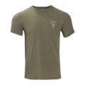 FAITH. FAMILY. HUNT. TEE - Heather Military / XXL