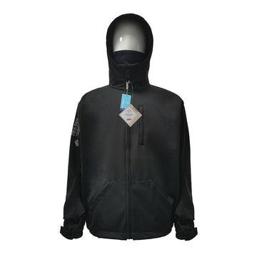Neilsen FR/ARC Rated Black Softshell Fleece Jacket made with PYRAD® WINDSTOPPER® Fabric by GORE-TEX LABS
