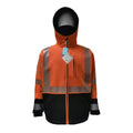 Neilsen FR/ARC Rated Hi-Vis Orange/Black Softshell Fleece Jacket made with PYRAD® WINDSTOPPER® Fabric by GORE-TEX LABS