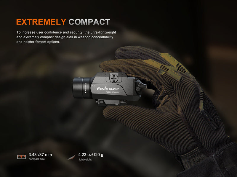 Load image into Gallery viewer, Fenix GL23R Green Laser Tactical Light
