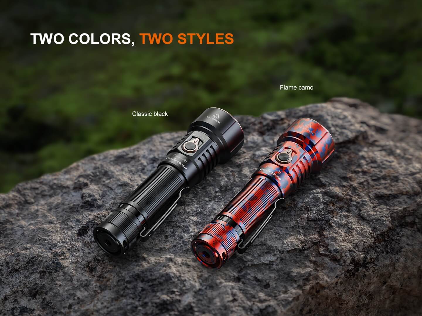 Fenix LD36R Multicolor Flashlight Flame Camo